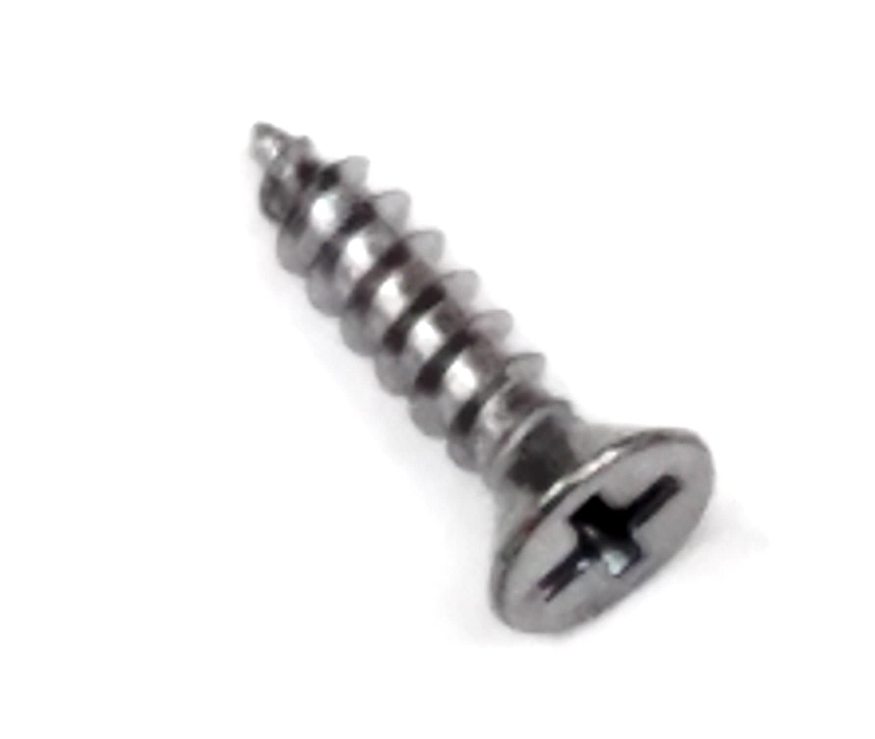 #9 x 3/4 Inch Fly Cut Wood Screws for Door Hinges - Satin Chrome Finish | Perfect for Cabinet, Furniture & Door Hardware Installation
