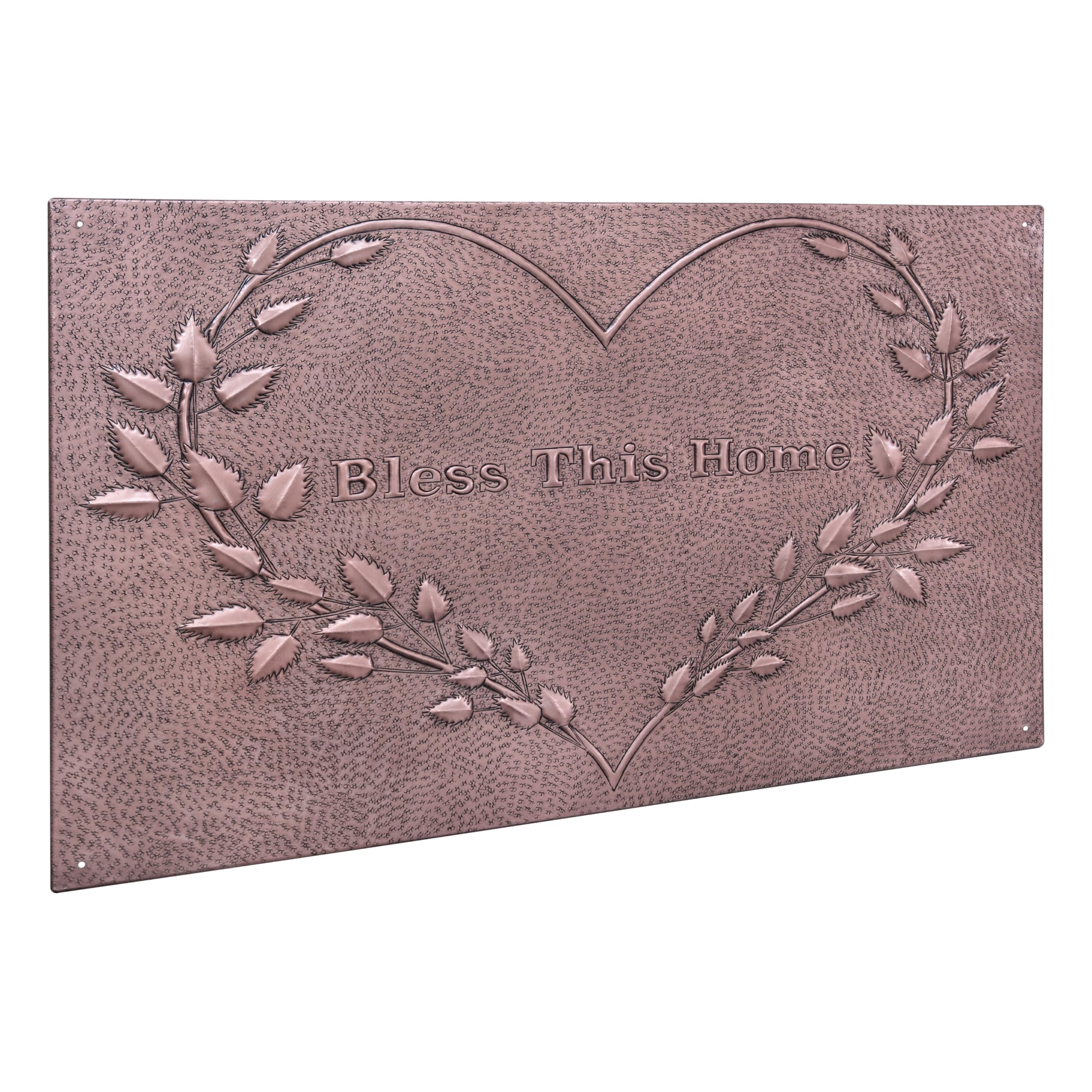 Custom Copper Backsplash Tile - Heart Leaves Design for Kitchen & Outdoor Decor