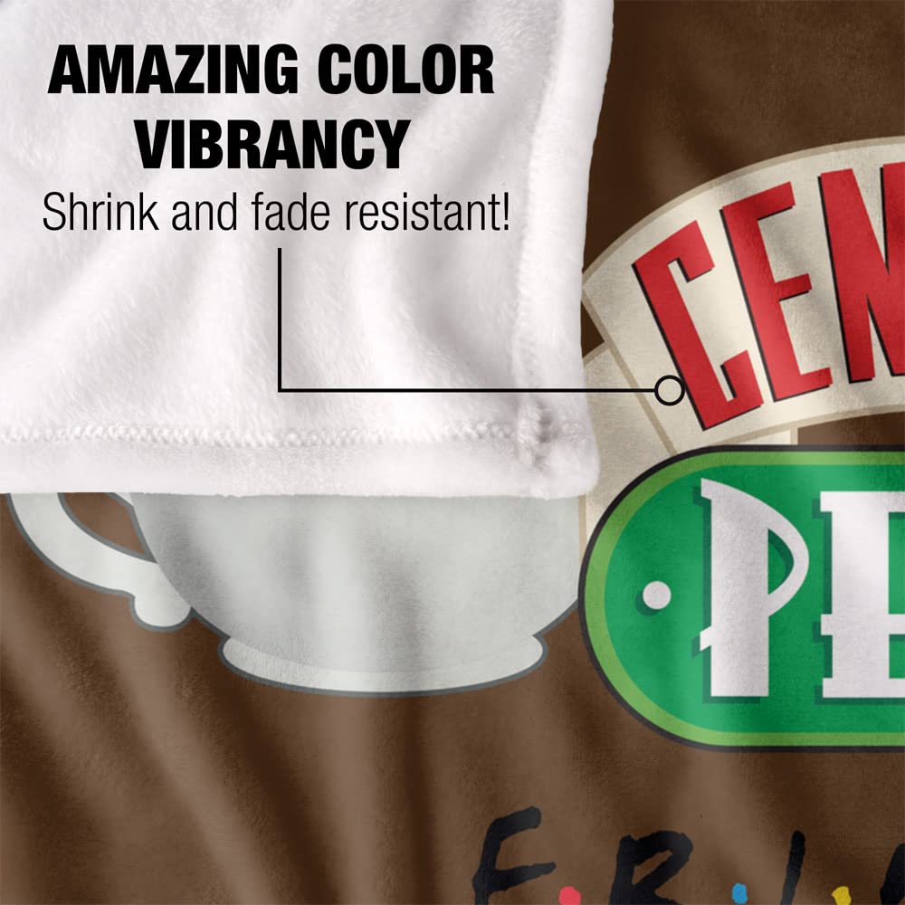 Friends Central Perk Silky Touch Super Soft Throw Blanket 36