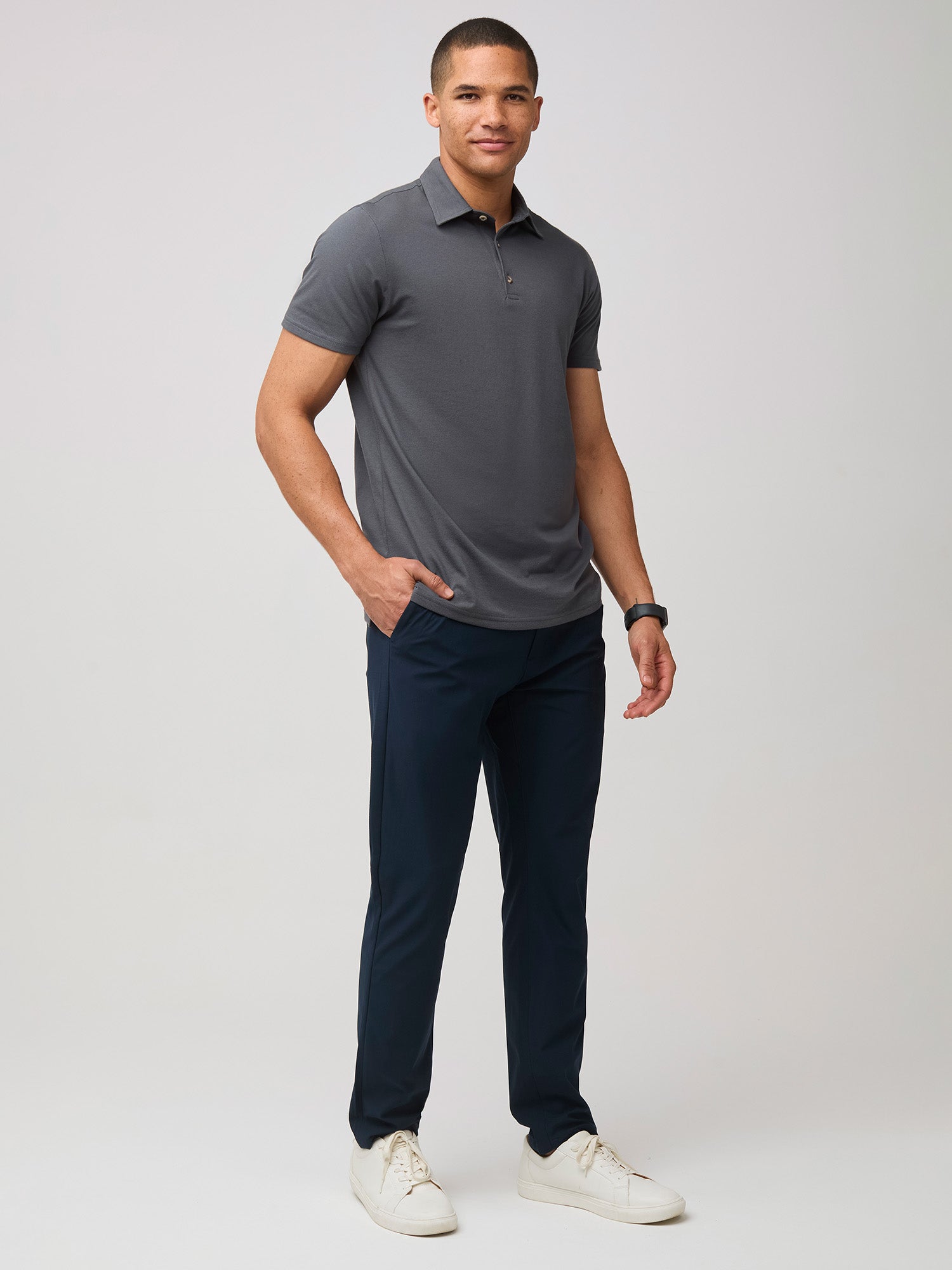 Premium Concrete Torrey Polo Shirt for Men - Comfortable & Stylish Casual Wear for Golf, Office & Outdoor Activities