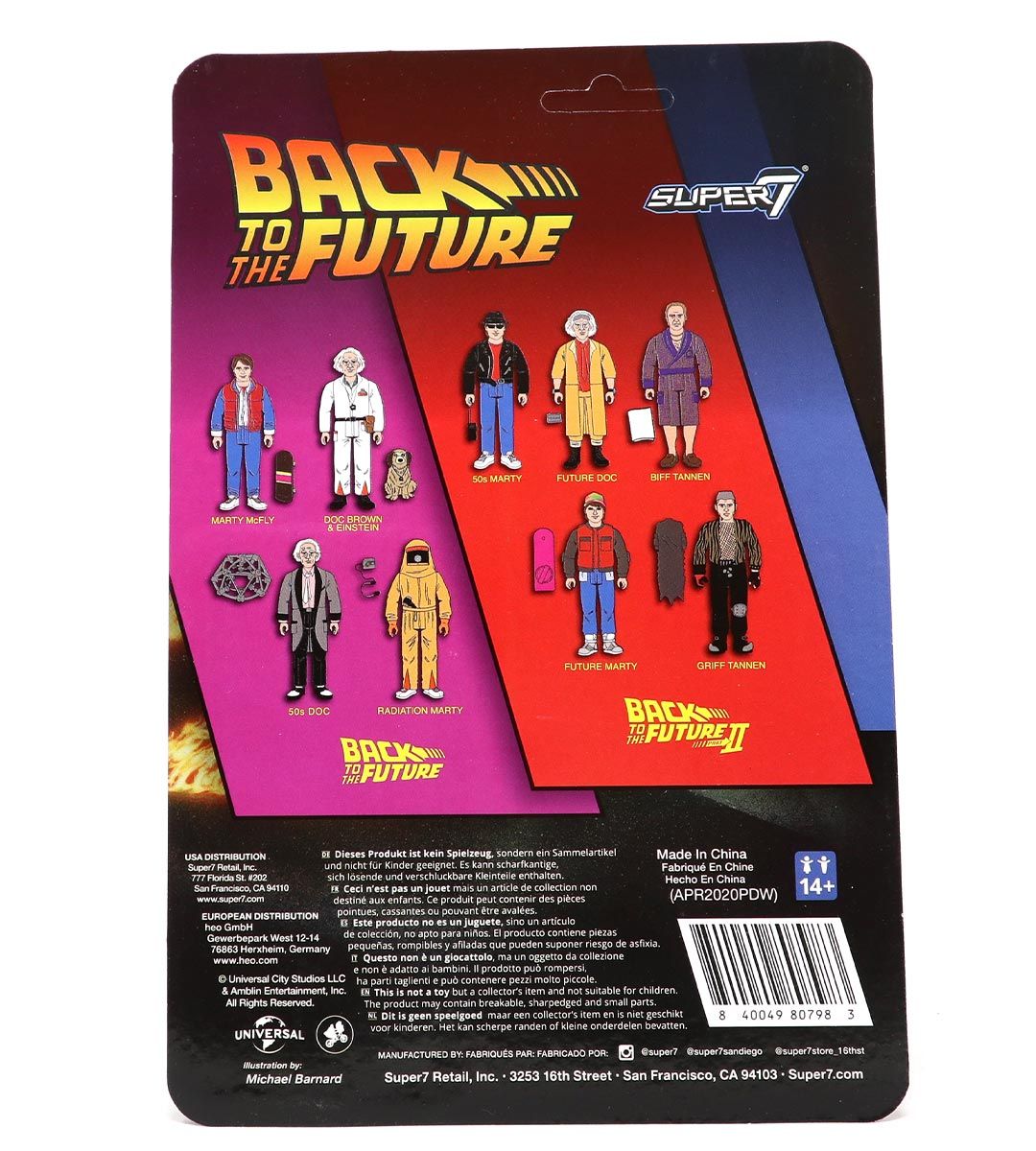 Griff Tannen BTTF2 ReAction Figure - Back to the Future Part 2 Collectible Toy for Fans & Movie Enthusiasts | Perfect for Display, Gifts, and Nostalgic Fun