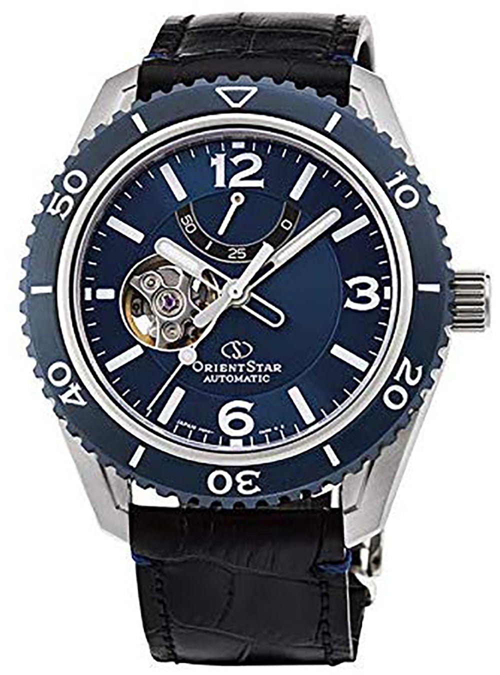 ORIENT STAR SPORTS COLLECTION SEMI SKELETON Automatic Watch RK-AT0108L - Japanese Made JDM Timepiece for Men | Perfect for Business, Casual & Sports Wear