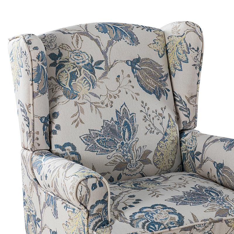Premium Centaurs Upholstered Armchair - Modern Accent Chair with Soft Fabric & Sturdy Wooden Legs for Living Room, Bedroom, or Office Decor