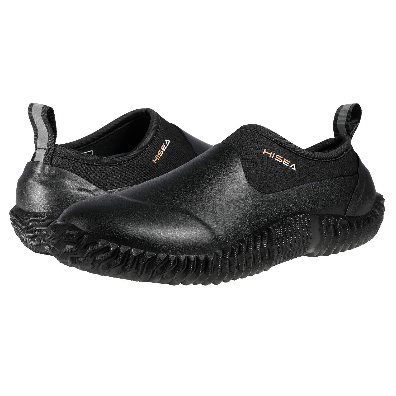 HISEA Unisex Waterproof Garden Shoes - Slip-On Rubber Neoprene Rain Boots for Men & Women, Outdoor Ankle Booties for Gardening, Farming, Camping, Car Wash, Lawn Care & Yard Work - Perfect for Wet Conditions & Outdoor Activities