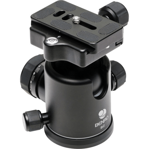 Benro B2 Double Action Ballhead - Professional Camera Tripod Head for DSLR & Mirrorless Cameras - Perfect for Photography, Videography & Travel Shooting