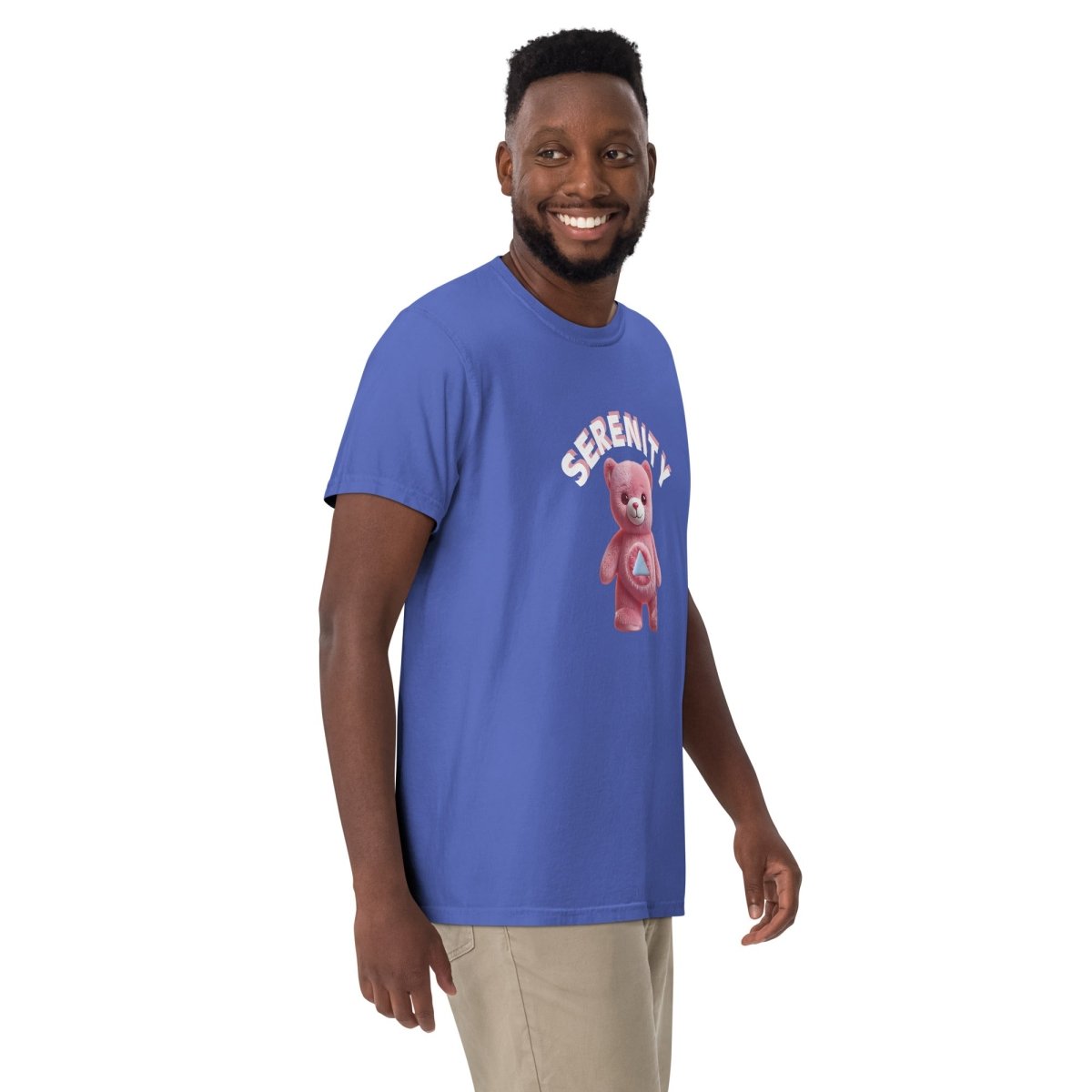 Serenity Cub Unisex Garment-Dyed Heavyweight Cotton T-Shirt for Men & Women - Casual Wear, Street Style, Everyday Comfort