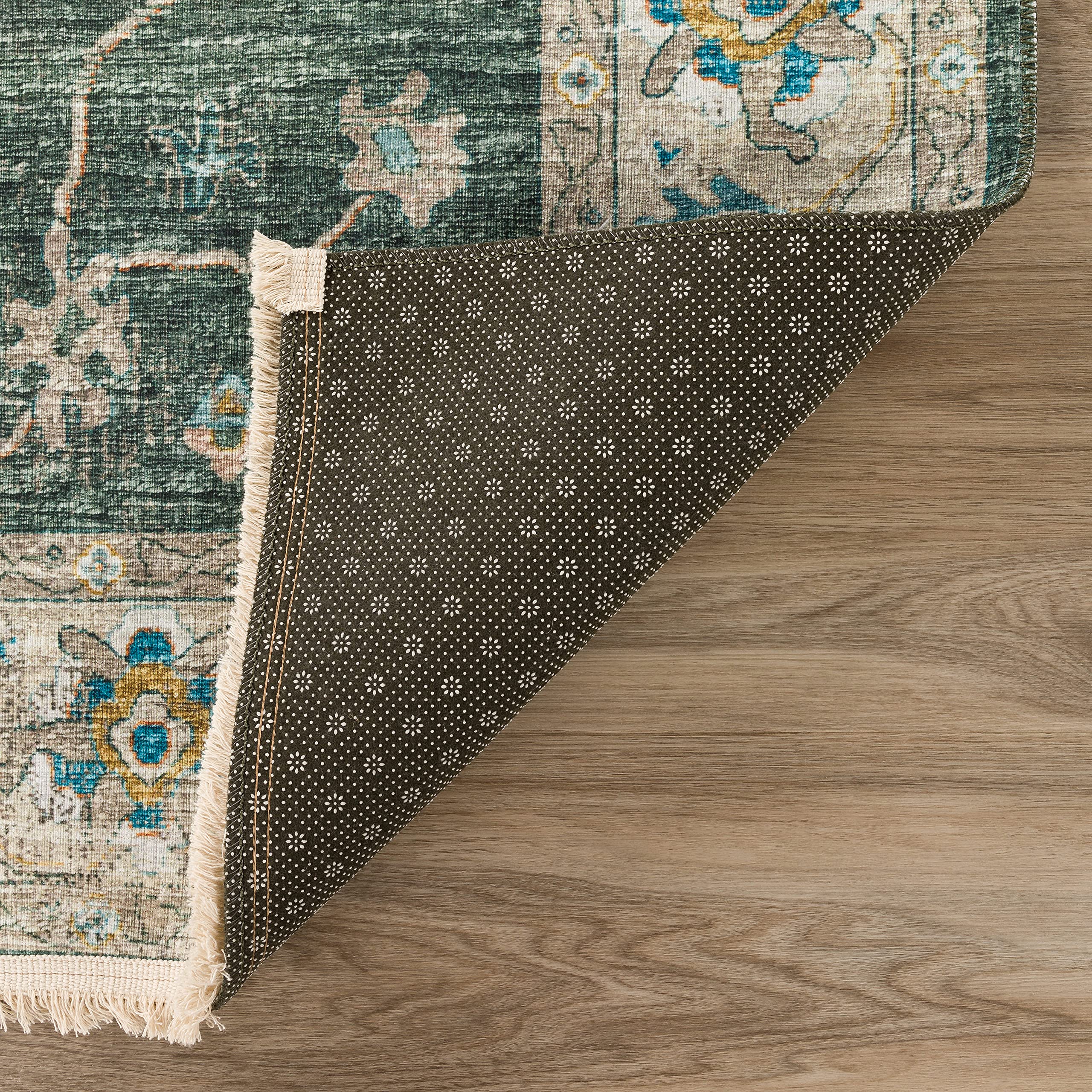 Addison Rugs Sterling AST36 Forest Green 8' x 10' Area Rug - Soft & Durable for Living Room, Bedroom, Dining Room Decor