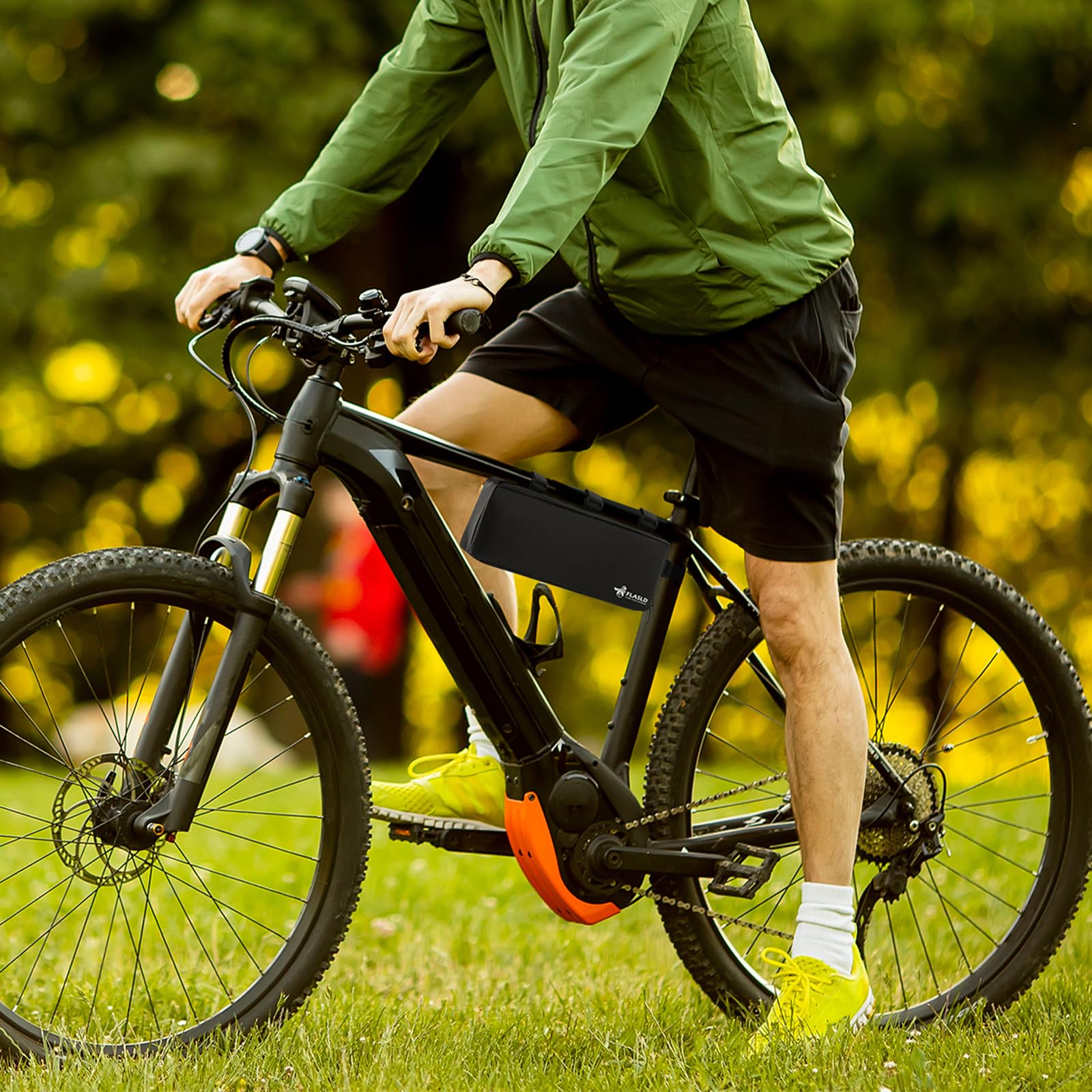 Fireproof Electric Scooter Battery Bag - 15.3 x 5.9 x 4 Inches Hanging Storage Pouch for Ebike, Bicycle & Scooter - Perfect for Commuting, Outdoor Adventures & Safe Battery Transport