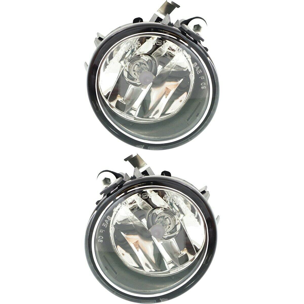 BMW Fog Lights Set of 2 - Front Left & Right Pair for Driver & Passenger Side | Durable Replacement Lamps | Perfect for Night Driving, Foggy Conditions & Off-Road Adventures