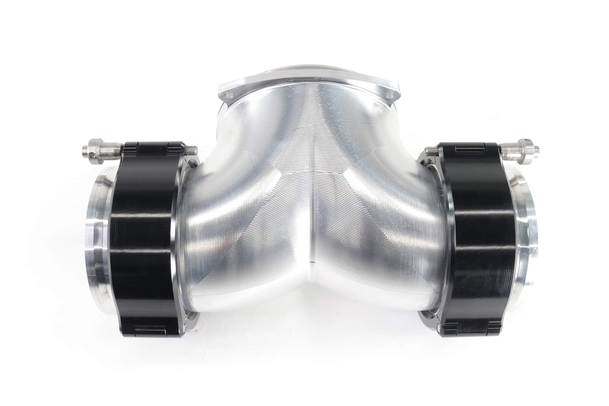 Billet Dual 'T' 180° Quick Seal Fitting - 10-14013 - High Performance Aluminum Fuel Line Connector for Automotive & Racing Applications