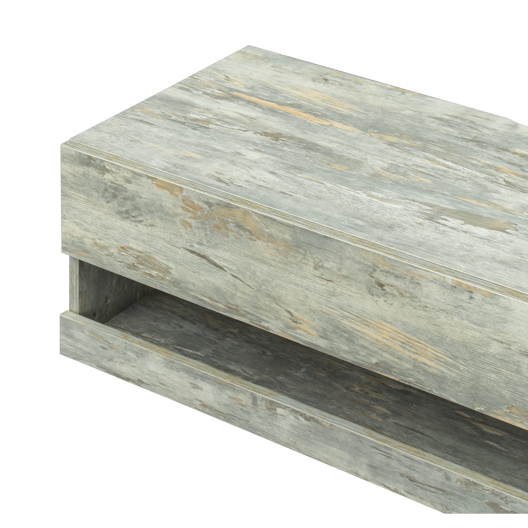 Modern LED Floating TV Stand for 80