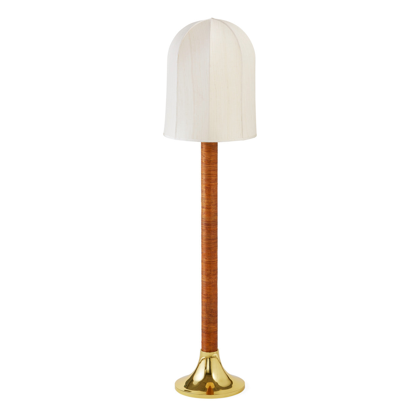 Modern Riviera Dome Floor Lamp - Adjustable Height LED Standing Light for Living Room, Bedroom & Office - Warm White & Cool White Dimmable Lighting for Home Decor & Reading