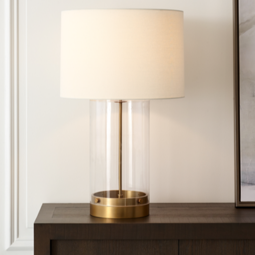 Camryn Table Lamp - Modern LED Bedside Lamp with USB Port, Adjustable Brightness for Bedroom, Living Room, Office | Perfect Nightstand Lighting & Reading Light