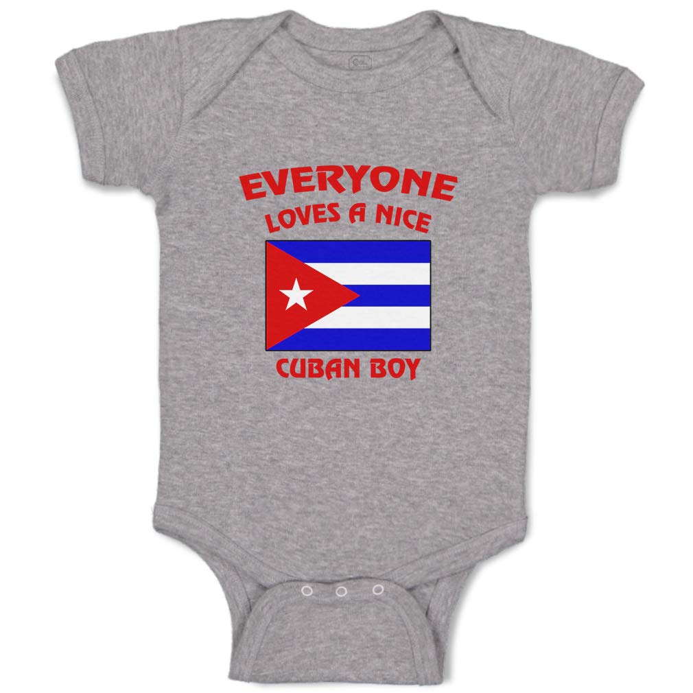 Custom Baby Bodysuit for Boys & Girls - Adorable Cuban-Themed Outfit | Perfect for Holidays, Family Photos & Cultural Celebrations