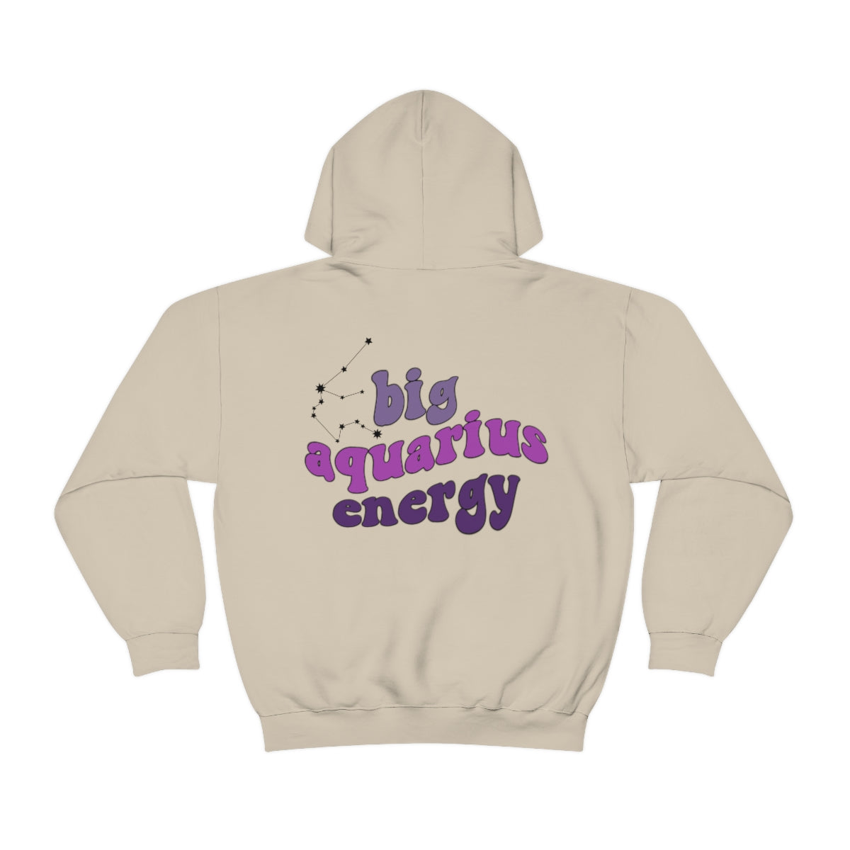 Big Aquarius Energy Hoodie | Zodiac Sweatshirt for Astrology Lovers | Christmas Gift for Aquarius | Cozy Winter Wear for Horoscope Enthusiasts