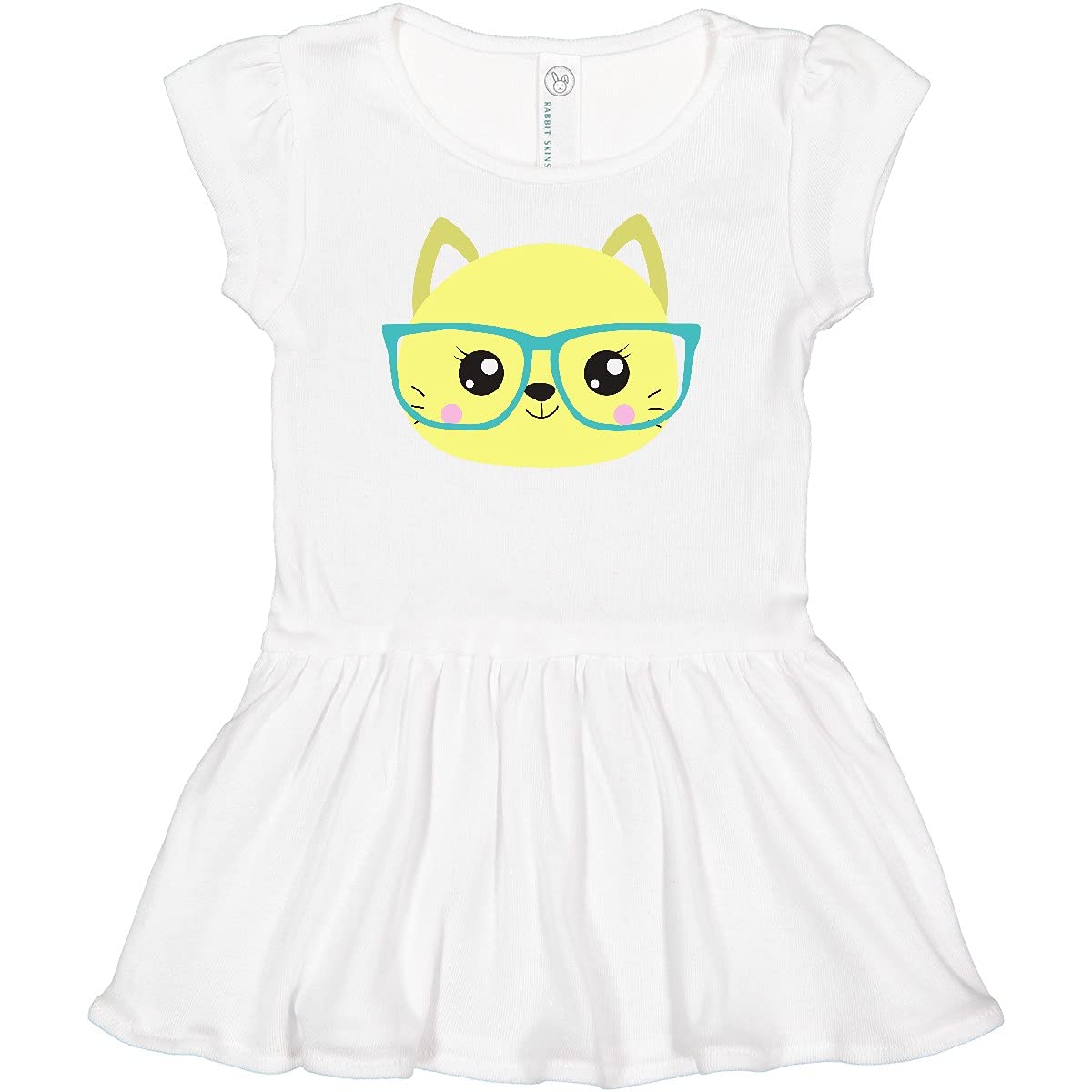 Hipster Cat Glasses Dress - Cute Kitten Outfit for Kids & Parties