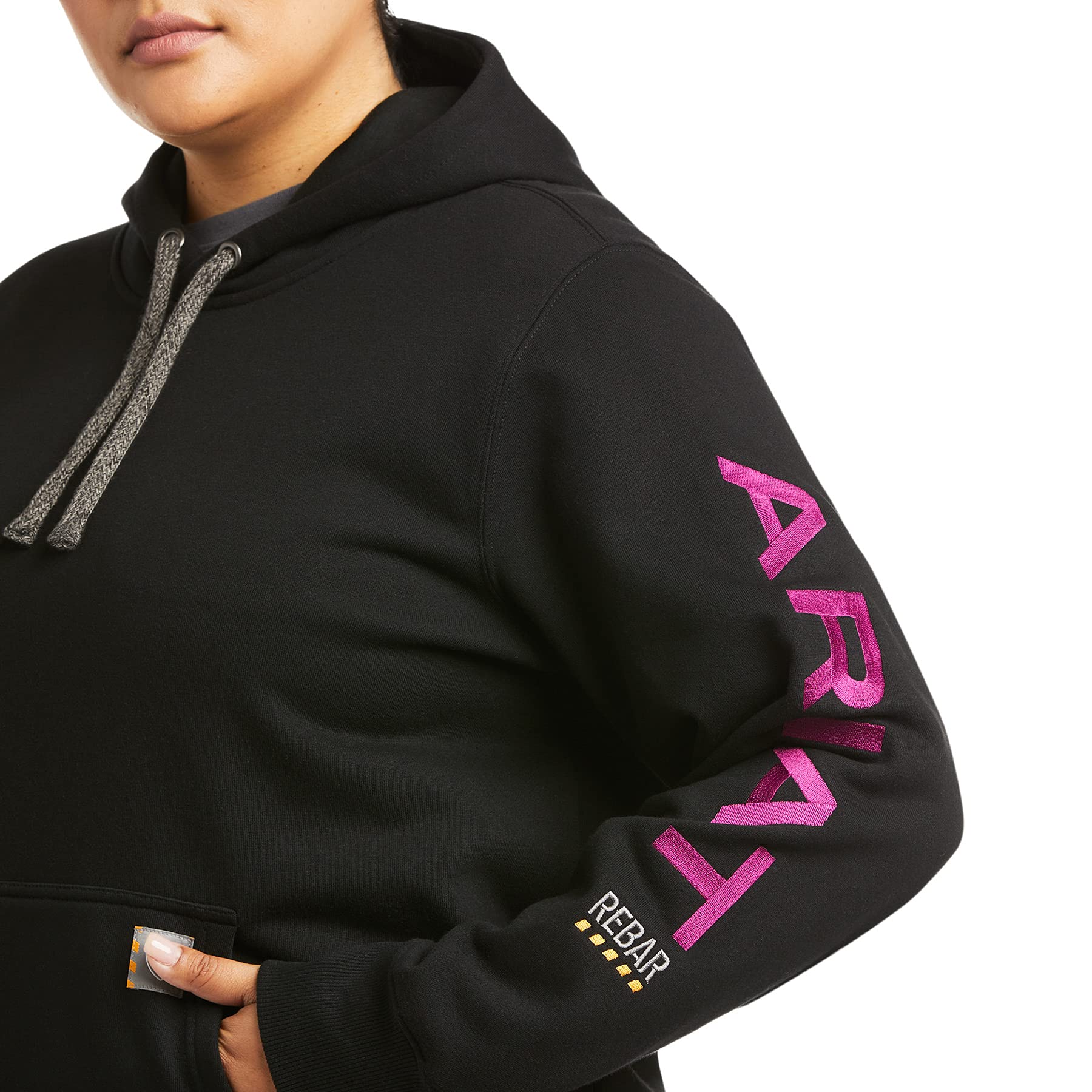 ARIAT Women's Rebar Graphic Hoodie - Soft Fleece Pullover with Stylish Print - Perfect for Casual Wear, Outdoor Activities & Workouts