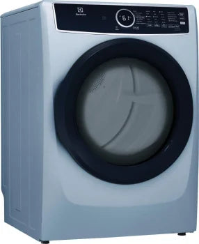 Electrolux ELFG7437AG 8.0 Cu. Ft. 400 Series Gas Dryer in Glacier Blue - Energy Efficient Large Capacity Laundry Dryer for Home & Apartment Use