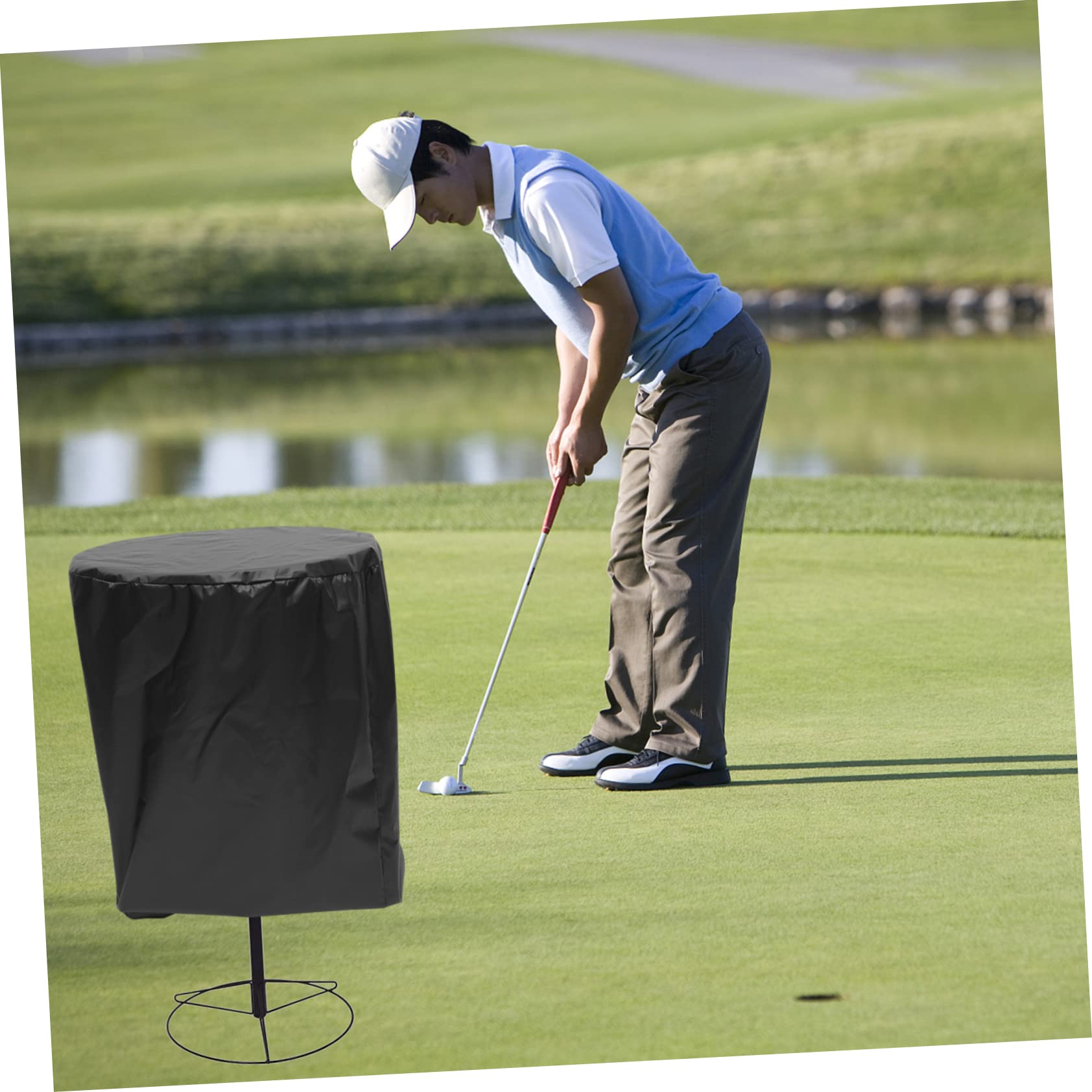 Premium Golf Basket Cover & Disc Golf Backpack Protector - Waterproof, Washable Polyester for Golf Accessories, Smoker Cover & Fire Pit Hood - Perfect for Rain Protection & Outdoor Use