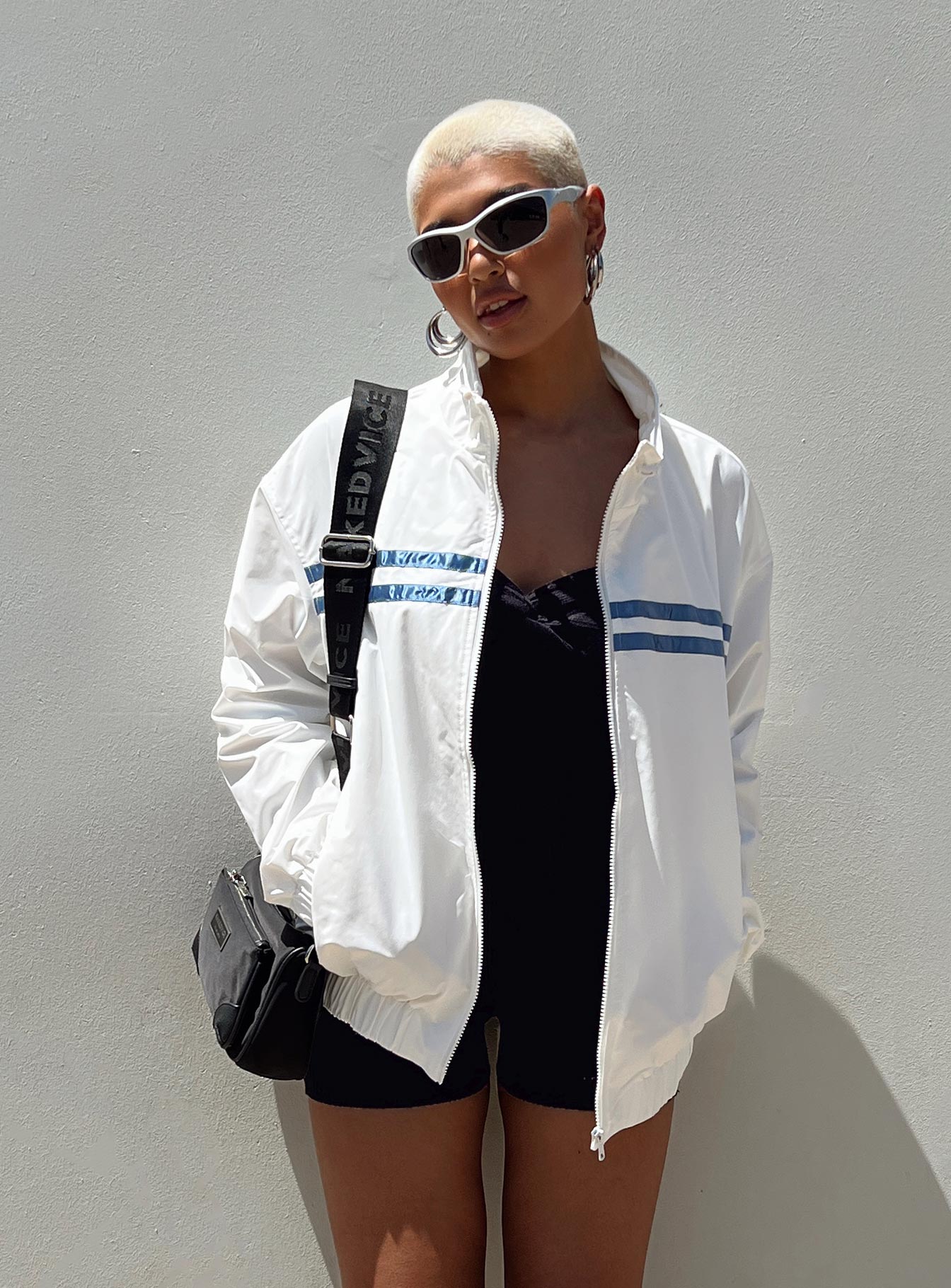 Benzie Jacket White - Lightweight Waterproof Windbreaker for Men & Women | Perfect for Hiking, Running & Outdoor Activities