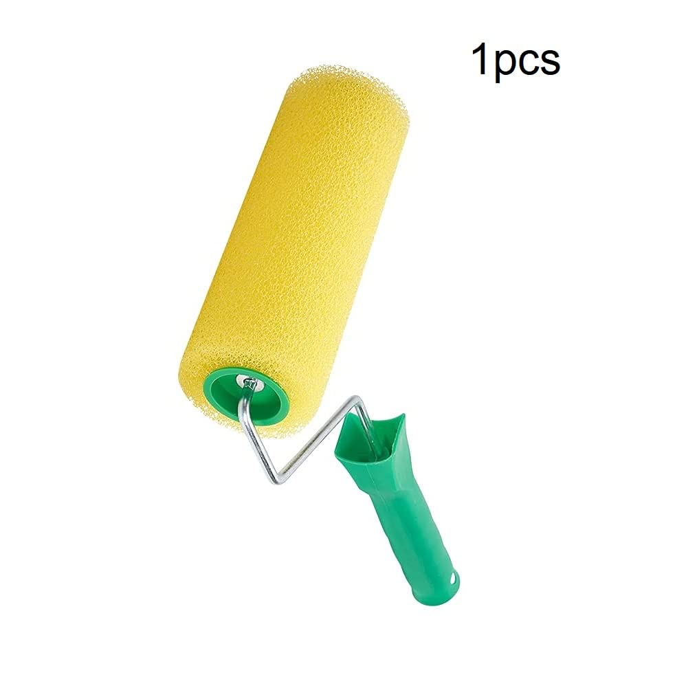 8.3 Inch Paint Roller with Medium Flower Pattern - Professional Sponge Roller Brush for Wall Painting, DIY Home Decor, Interior Design & Art Projects | Perfect for Household Walls, Creative Decoration & Smooth Finish Painting