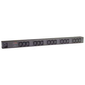 APC by Schneider Electric Basic Rack PDU 3.68kVA - 15 Outlets (C13) with C20 Input - 200V/208V/230V - 2.5m Power Cord - 0U Rack Mountable for Server Racks & Data Centers