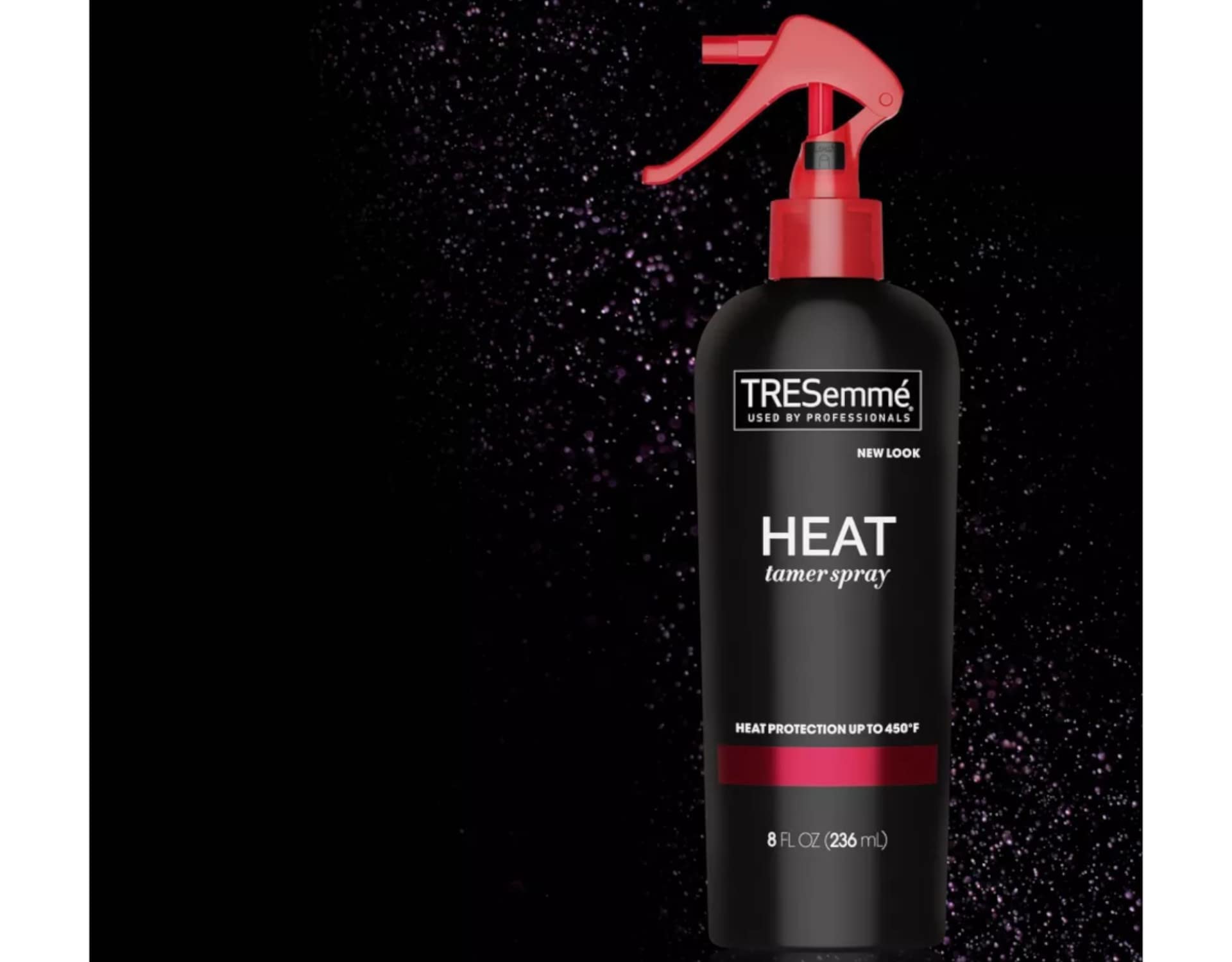 TRESemmé Heat Tamer Spray for Hair - 8oz (236ml) Thermal Protection & Frizz Control - Perfect for Blowouts, Flat Ironing & Heat Styling