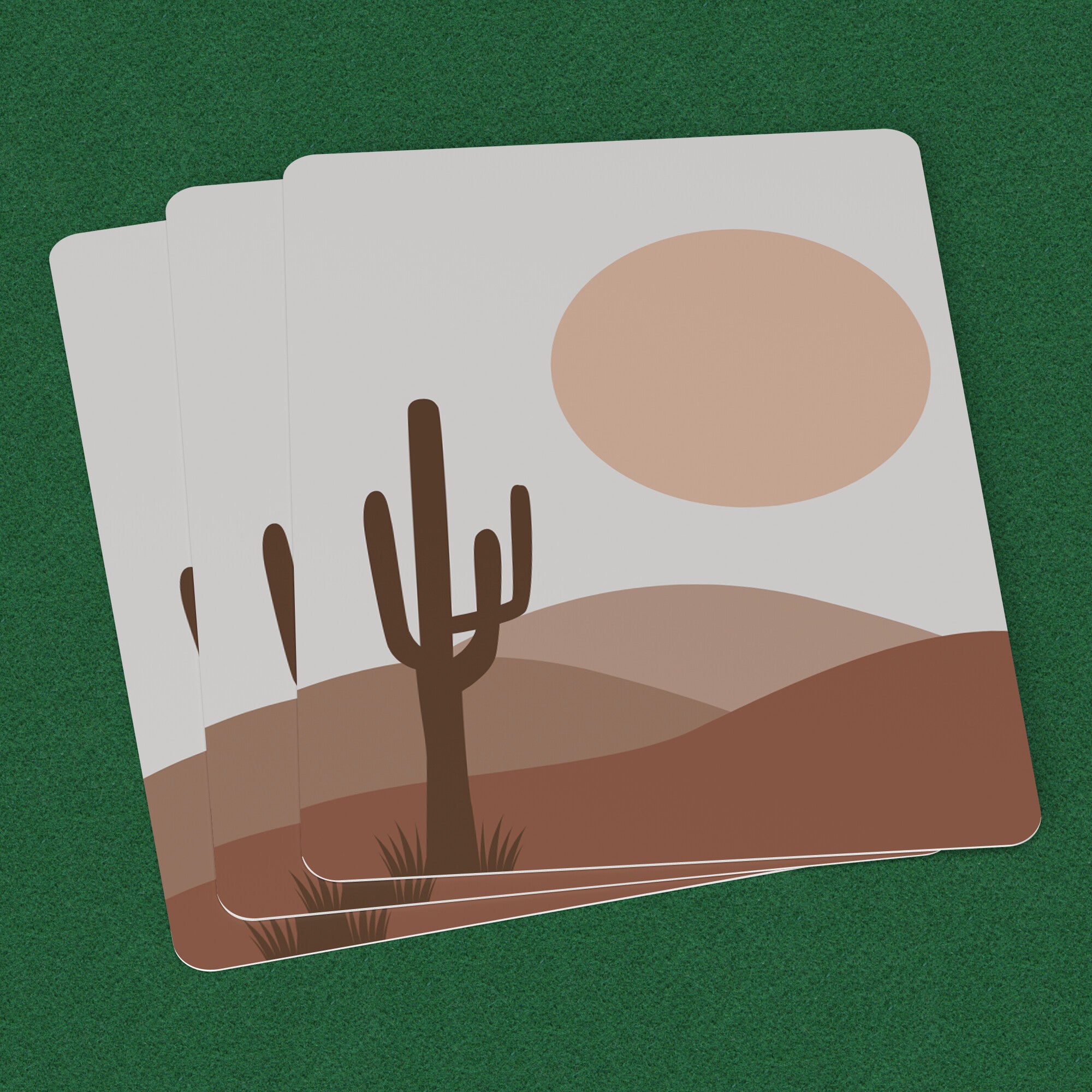 Premium Desert Sunrise Playing Cards - Elegant Deck for Poker, Blackjack & Magic Tricks - Perfect Gift for Card Players & Collectors - Ideal for Game Nights, Travel & Casino Parties