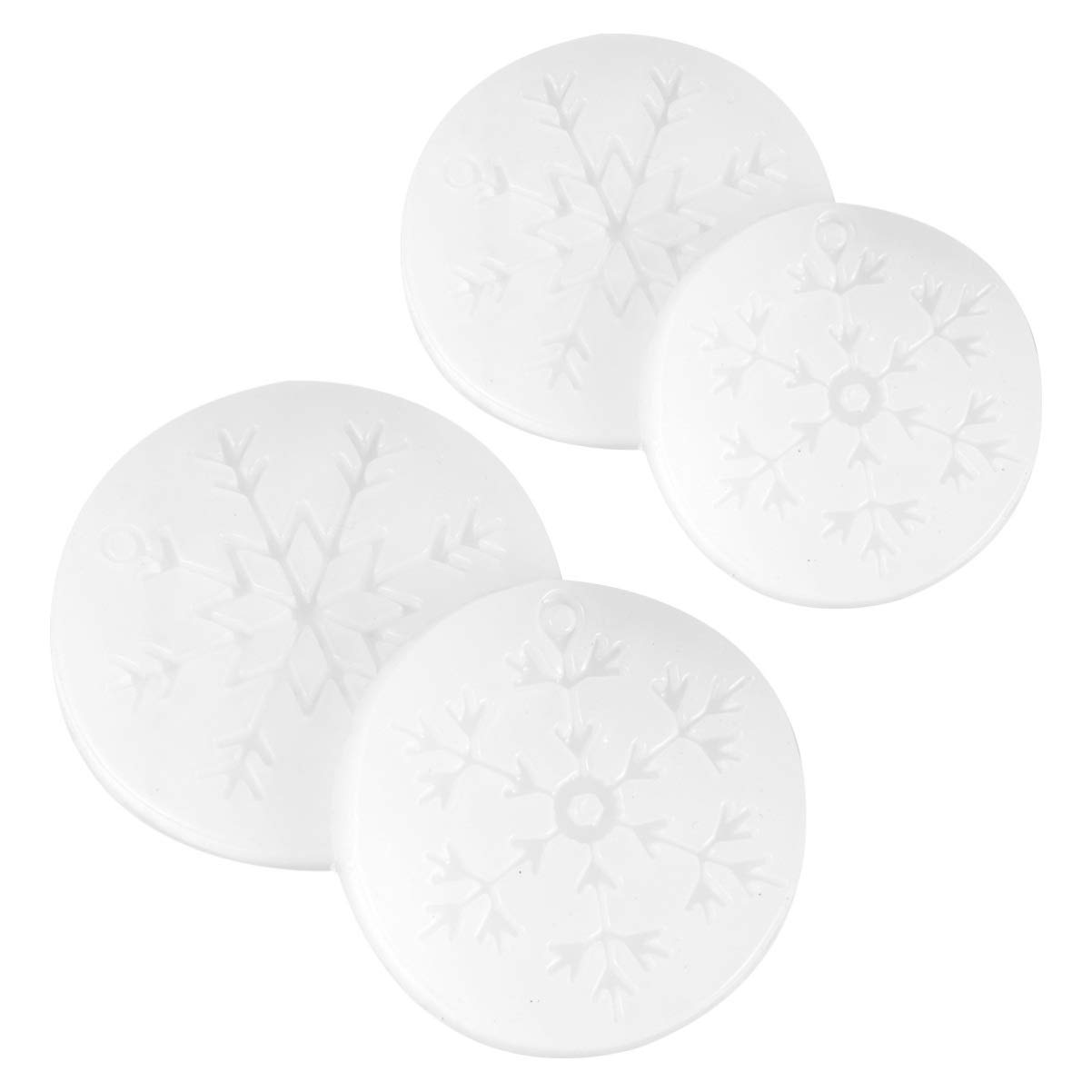 EXCEART 4-Piece Snowflake Silicone Mold Set for Holiday Baking, Jelly, Epoxy Resin Crafts, Christmas Candy Making - Perfect for DIY Fudge, Jewelry & Festive Treats (Great for Christmas Decorations & Gift Making)