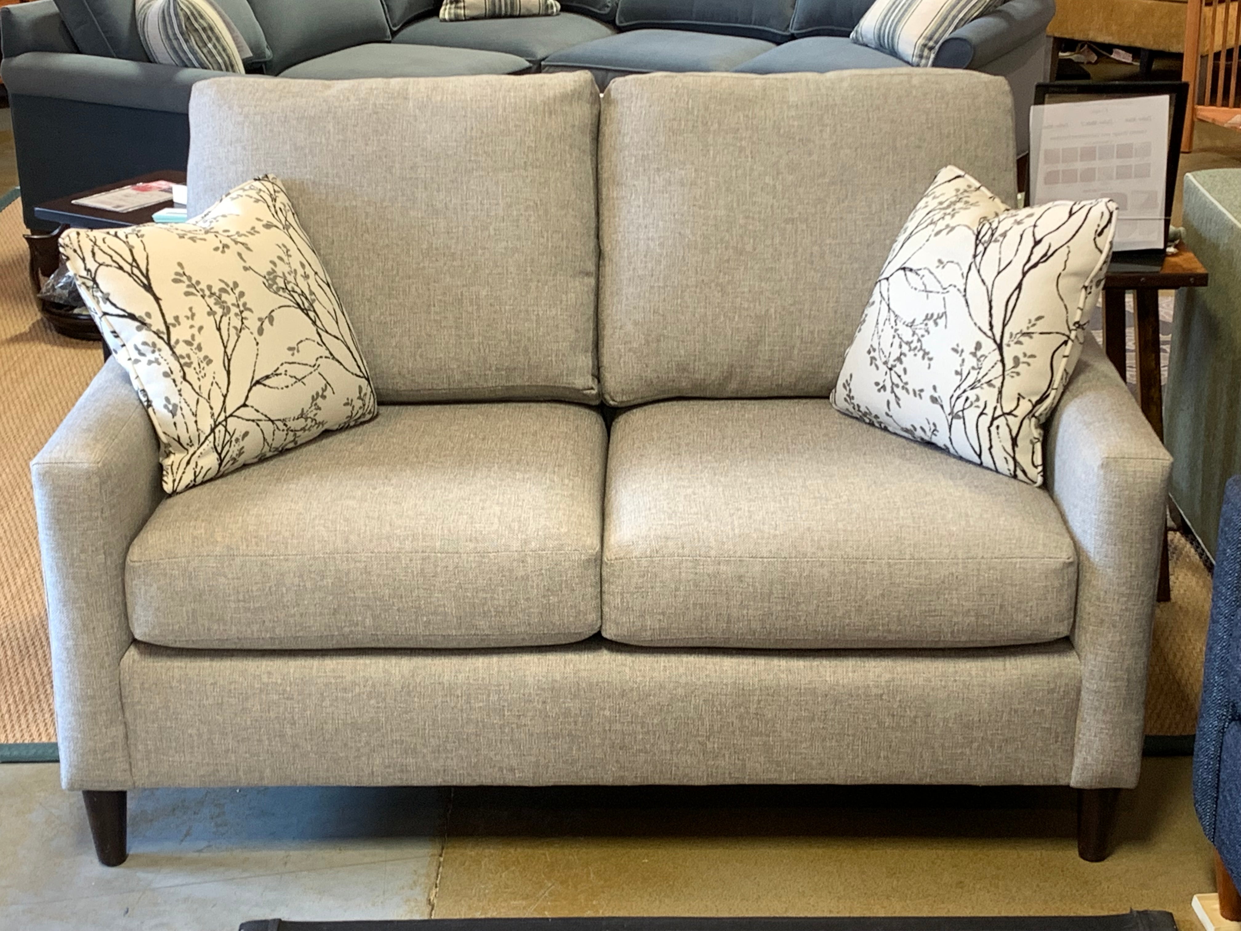 Bowie Condo Loveseat - Modern Showroom Model Sofa for Small Spaces | Perfect for Apartments, Condos & Cozy Living Rooms