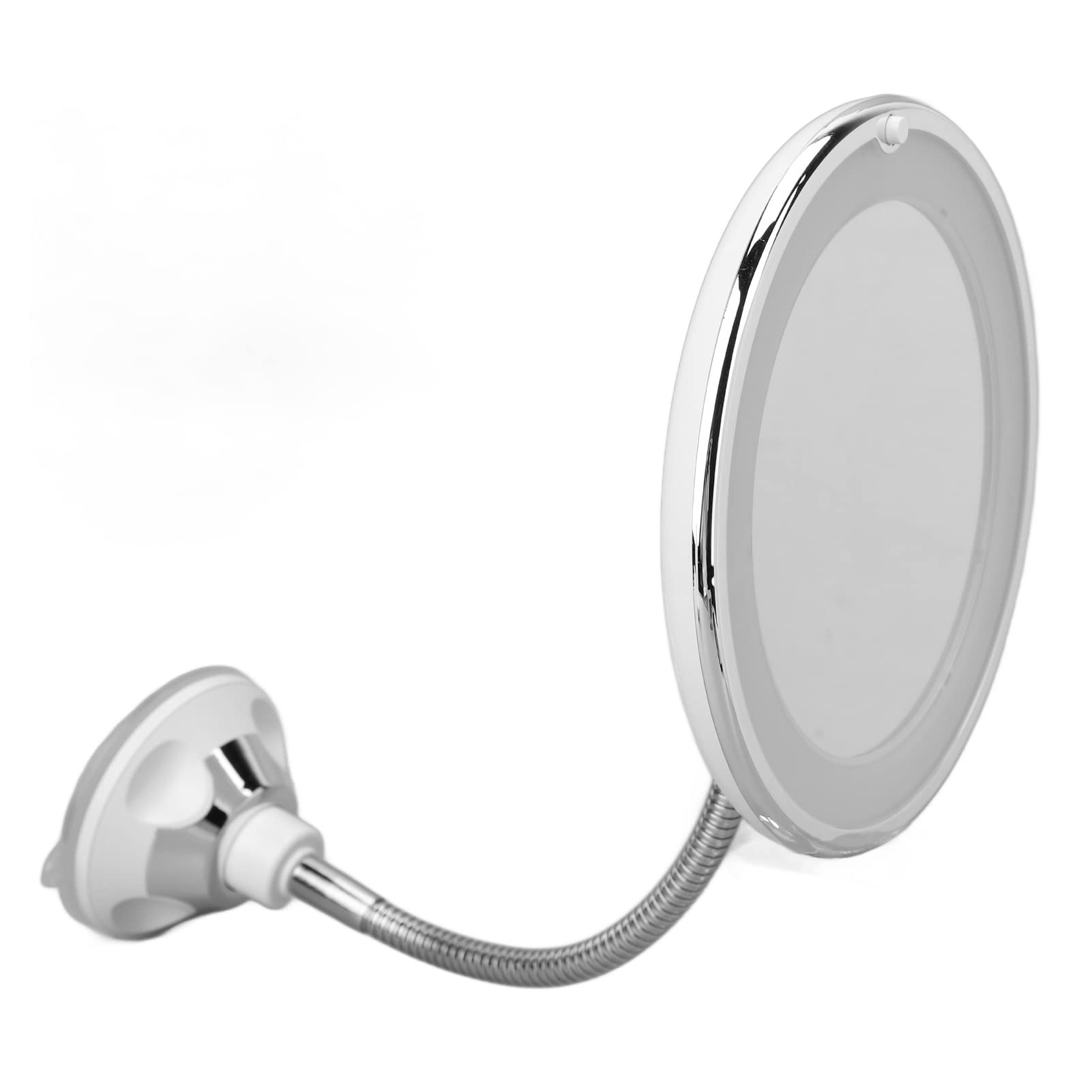 Yosoo 10x Magnifying Makeup Mirror with LED Light - Adjustable Suction Cup Vanity Mirror for Bathroom, Bedroom & Home Office - Perfect for Makeup Application, Skincare & Grooming