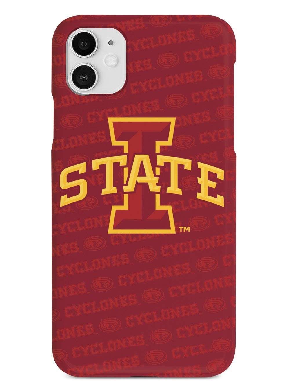 Premium 3D Textured Protective Phone Case for Apple iPhone 11 - Iowa State University (ISU) Inspired Design - Shockproof & Slim Cover for Everyday Use, School & Travel