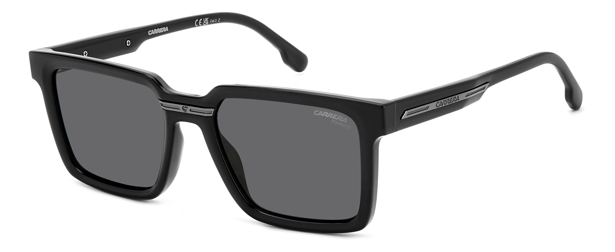 Carrera Victory C 02/S Sunglasses - Polarized UV Protection Sports Shades for Running Cycling Driving - Trendy Aviator Style for Men & Women