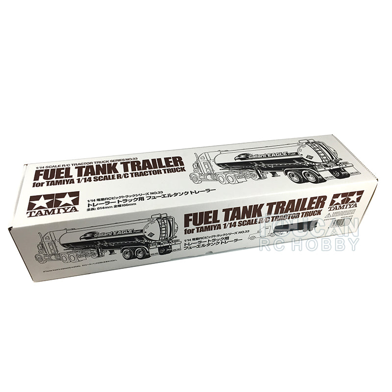TAMIYA 1/14 Scale RC Oil Tanker Truck Model Kit - Unpainted DIY Electric Radio Control Trailer Tractor 56333 for Hobbyists & Collectors - Perfect for RC Racing, Display, and DIY Projects