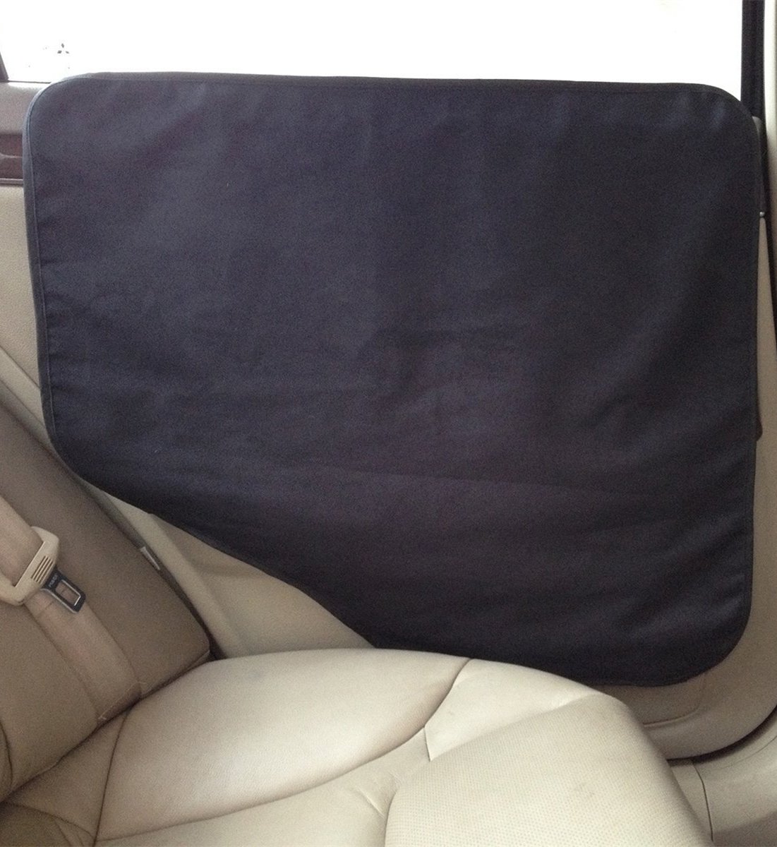 ALLENLIFE Waterproof Pet Car Door Cover - 2 Pack Polyester Back Seat Protector for Dogs, Anti-Scratch & Machine Washable - Perfect for SUV, Sedan, and Road Trips with Pets