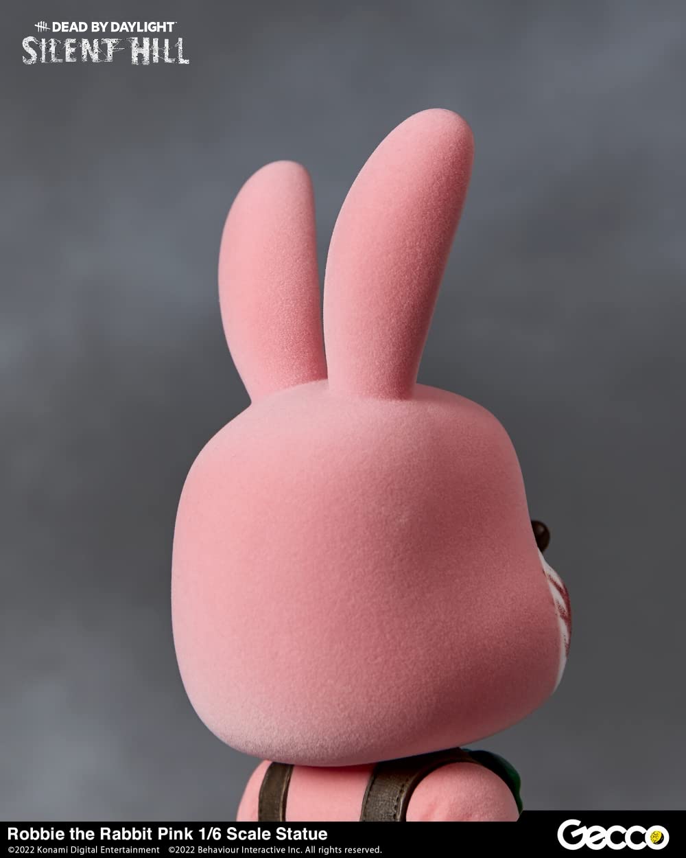 Gecco Silent Hill x Dead by Daylight Robbie Rabbit 1/6 Scale Collectible Statue - Pink Edition | Horror Game Merchandise for Display & Gaming Room Decor