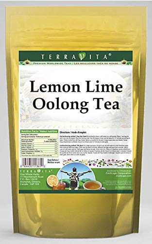 Premium Lemon Lime Oolong Tea Bags - 25 Count | Refreshing Citrus Flavor | Perfect for Iced Tea, Afternoon Relaxation & Healthy Lifestyle | ZIN: 534787