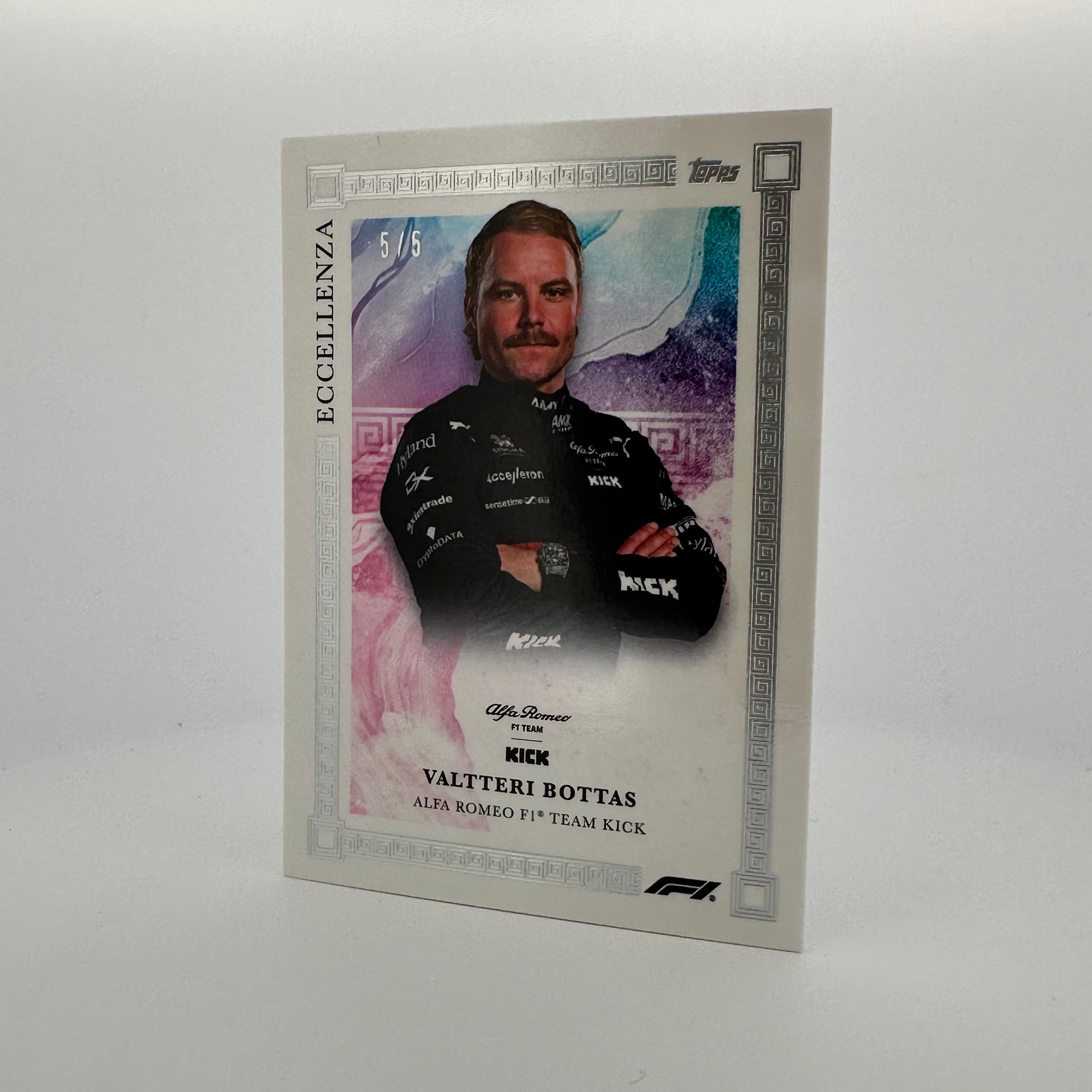 Valtteri Bottas 2023 Rainbow 5/5 F1 Racing Driver Collectible Card - Perfect for F1 Fans, Sports Memorabilia Collectors & Trading Card Games