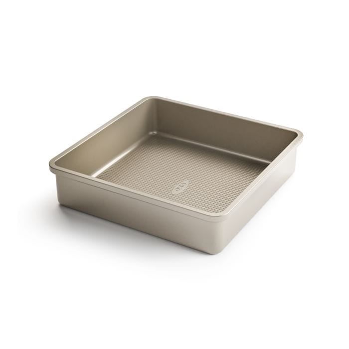 OXO Non-Stick 9-Inch Square Cake Pan for Baking Brownies, Bars & Sheet Cakes - Perfect for Home Bakers & Holiday Desserts