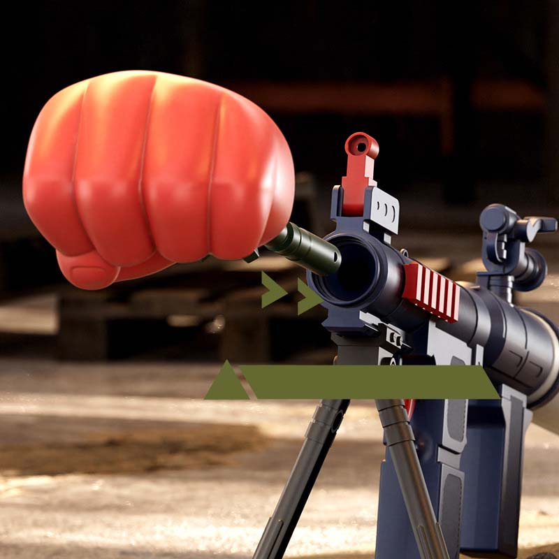 Best Kids Rocket Launcher Toy - Foam Blaster Gun for Outdoor Play - Fun RPG Style Foam Dart Blaster for Backyard Games, Birthday Parties & Nerf Battles