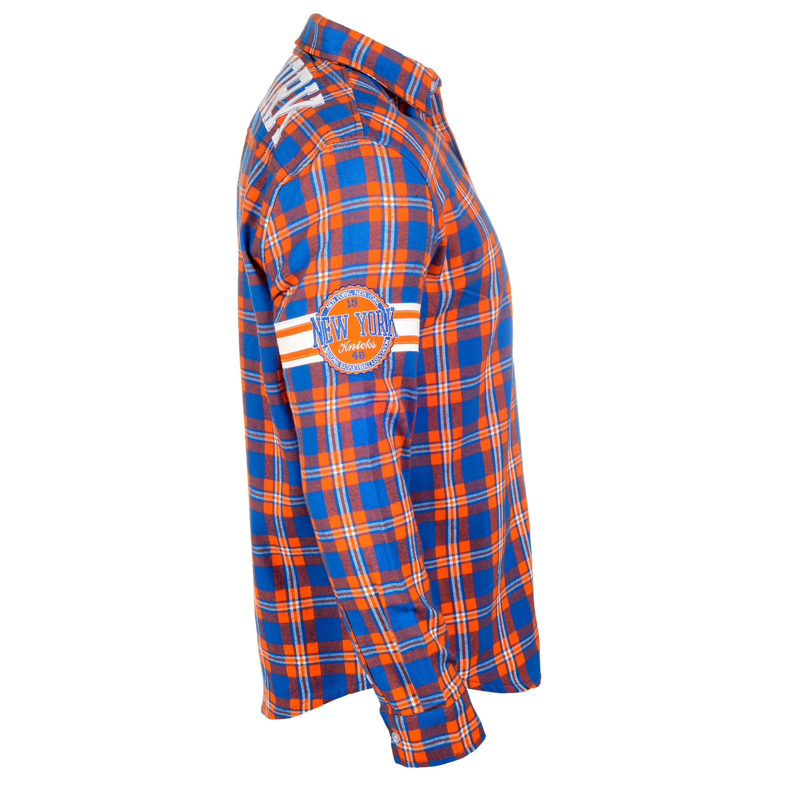 FOCO NBA Atlanta Hawks Men's Wordmark Flannel Shirt - Officially Licensed NBA Apparel for Basketball Fans - Perfect for Game Day, Casual Wear & Sports Events