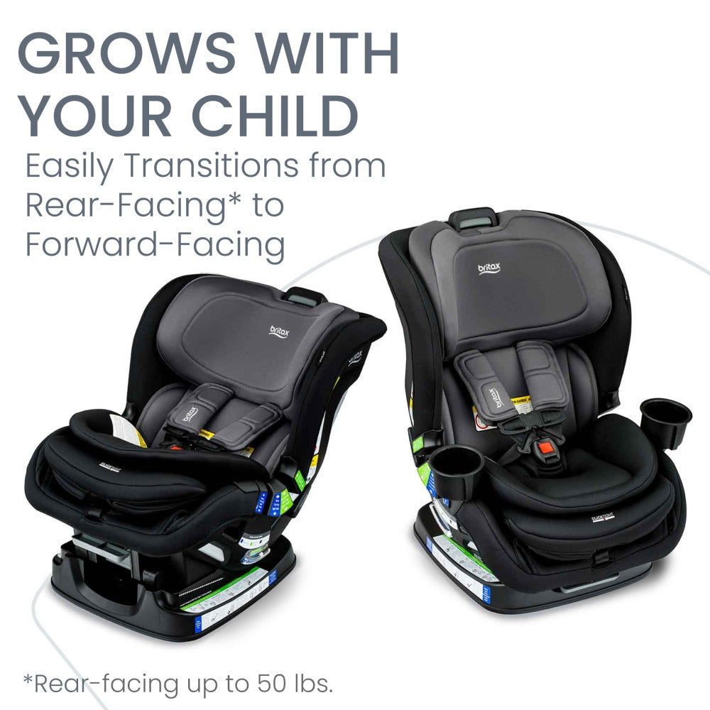 Britax Poplar ClickTight Convertible Car Seat for Toddlers & Kids - Safe & Easy Installation for Rear & Forward Facing - Perfect for Travel & Daily Commute