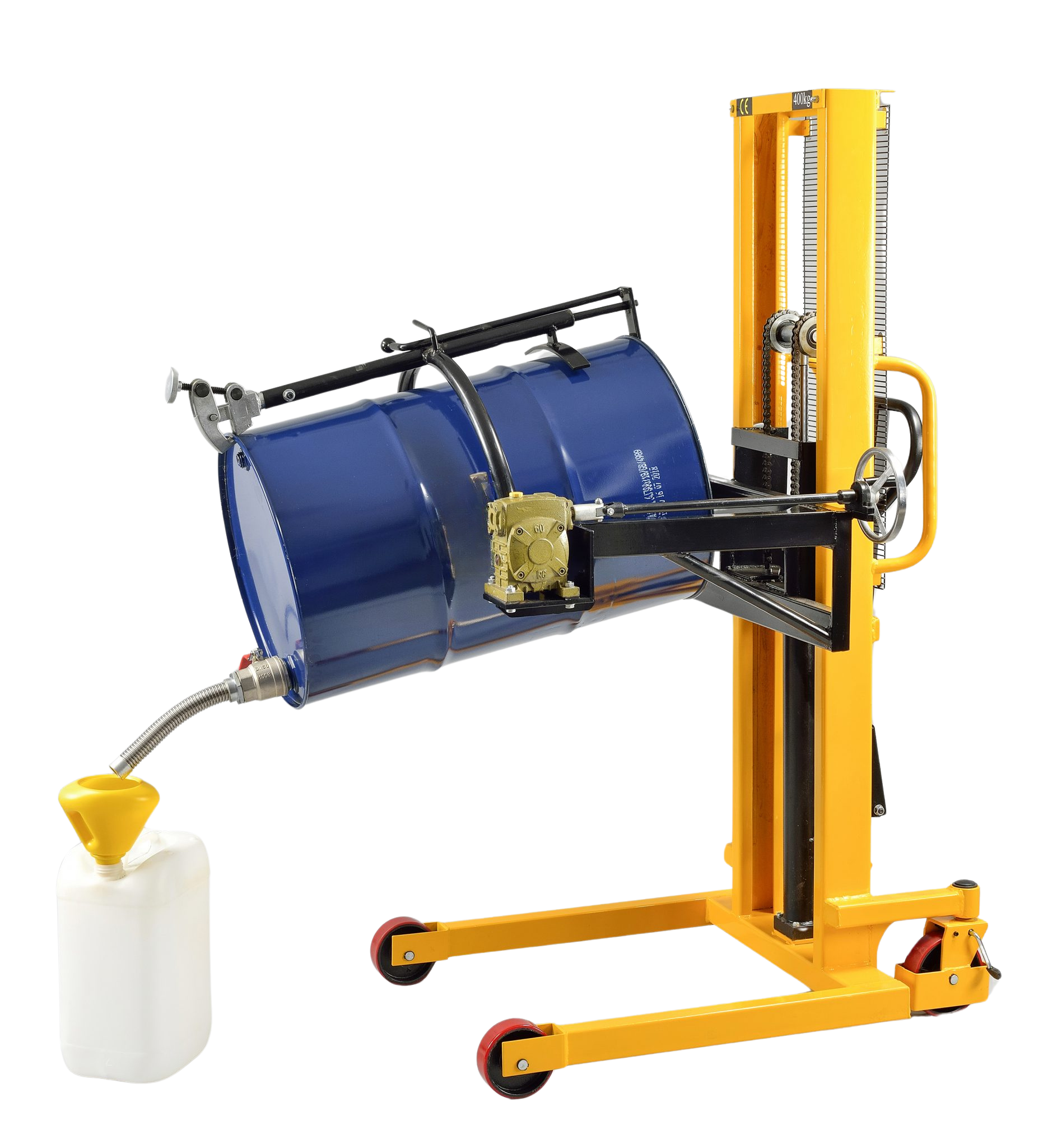 Heavy Duty Hydraulic Drum Stacker & Rotator - Efficient Drum Handling for Warehouses, Factories & Industrial Use