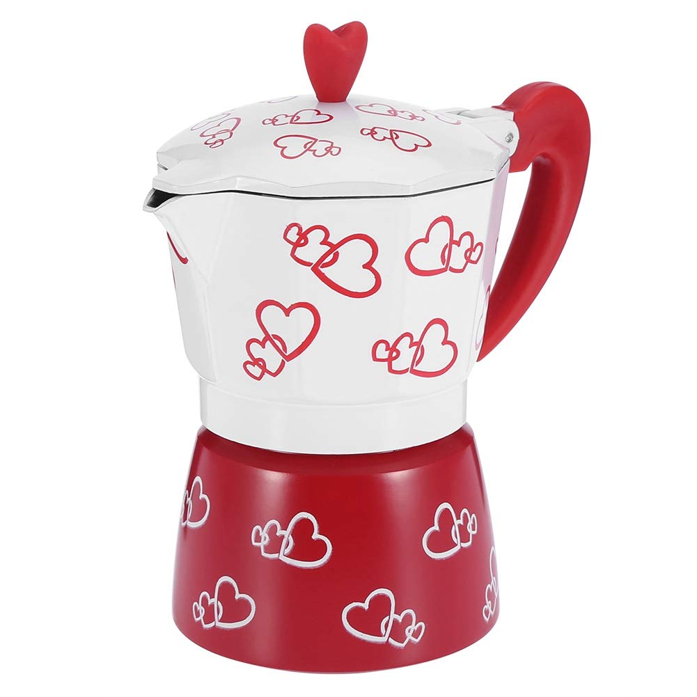 Fdit Aluminum Mocha Coffee Pot - Stovetop Percolator for Home & Office Brewing