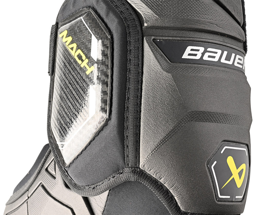 Bauer Supreme Mach Intermediate Ice Hockey Elbow Pads - Protective Gear for Youth & Adult Players - Perfect for Training, Games & Competitive Play
