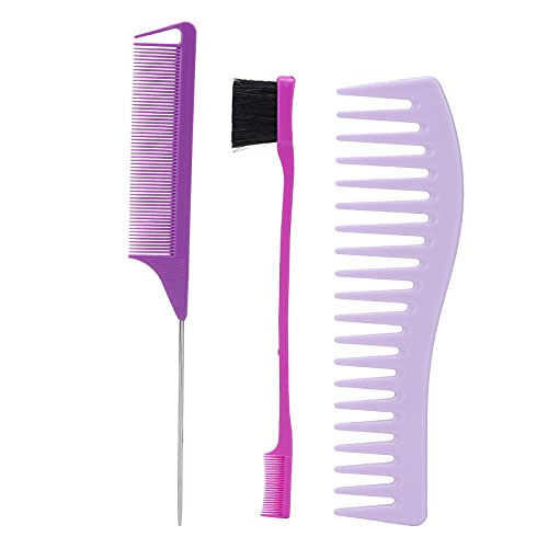 Professional Tail Comb Set for Hair Styling - Ergonomic Design for Smoothing & Detangling - Perfect for Salon, Barber & Home Use - Great for Styling, Sectioning & Blowouts
