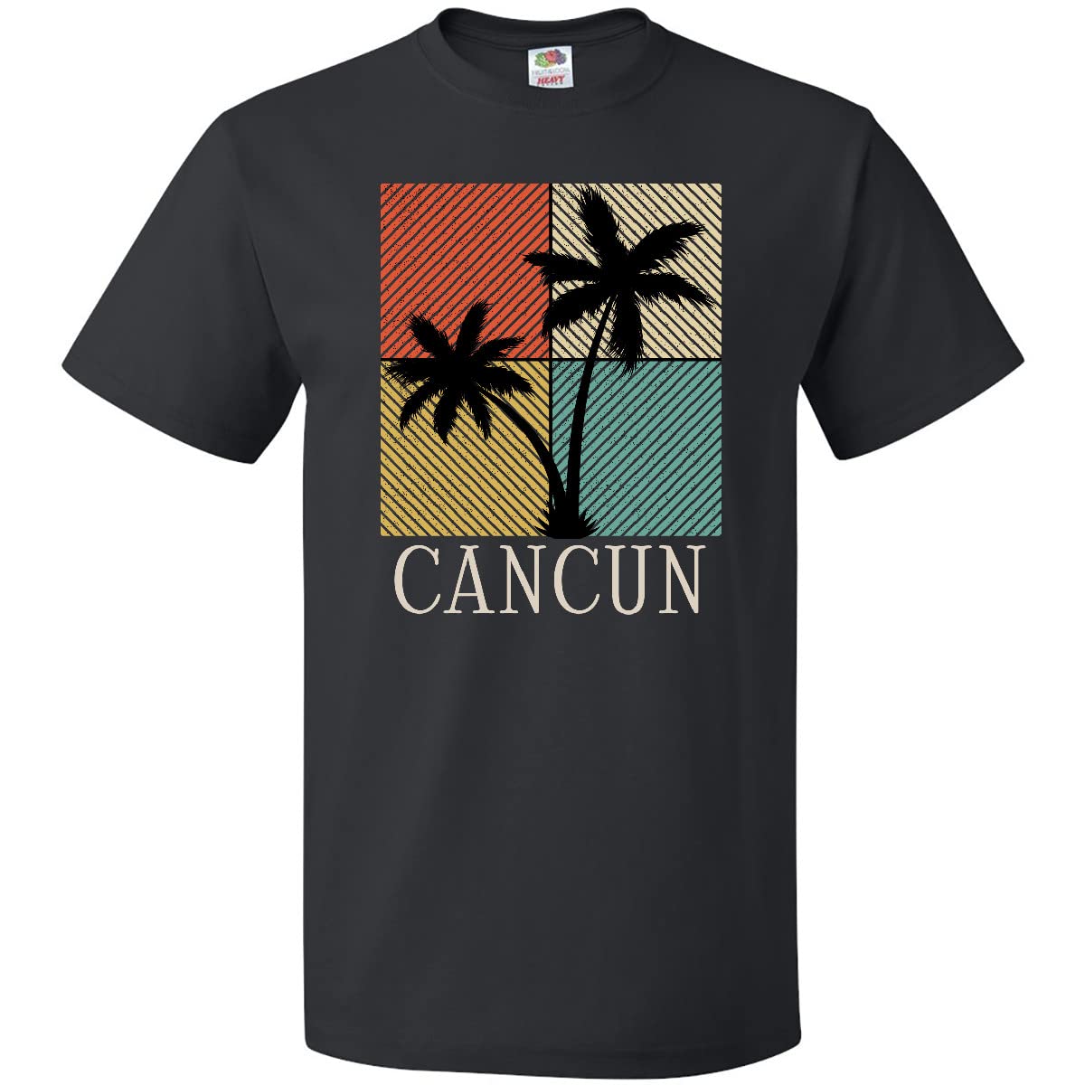 Inktastic Cancun Mexico Beach Vacation T-Shirt - Comfortable Graphic Tee for Summer Travel, Tropical Getaways & Beach Parties