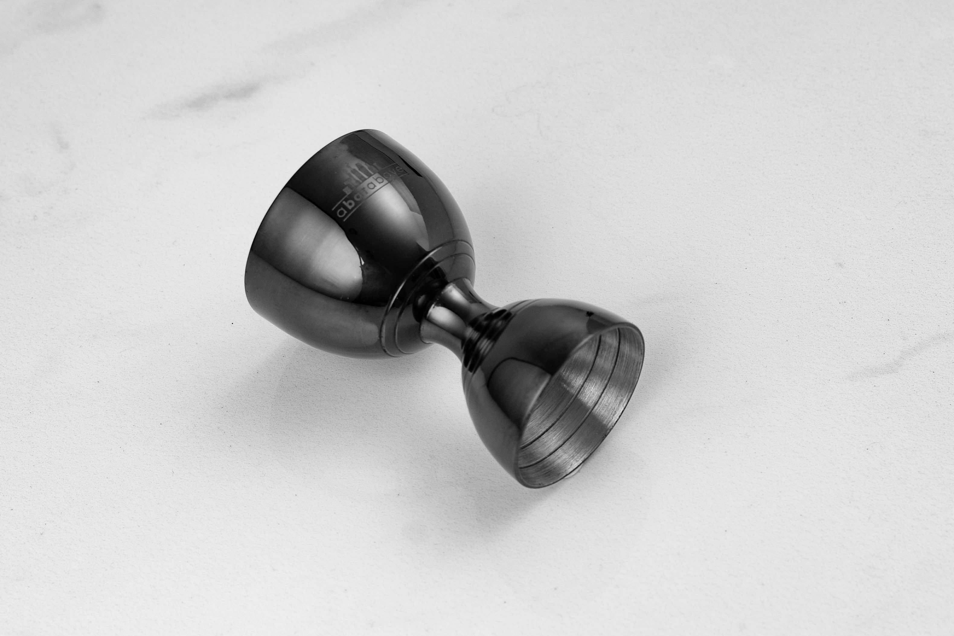 Premium Black Bell Jigger - Professional Cocktail Measuring Tool for Bartenders & Home Mixologists | Perfect for Crafting Martinis, Old Fashioned & More