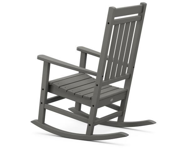 Polywood Estate 3-Piece Rocking Chair Set - Durable Outdoor Patio Furniture for Garden, Porch & Backyard Relaxation