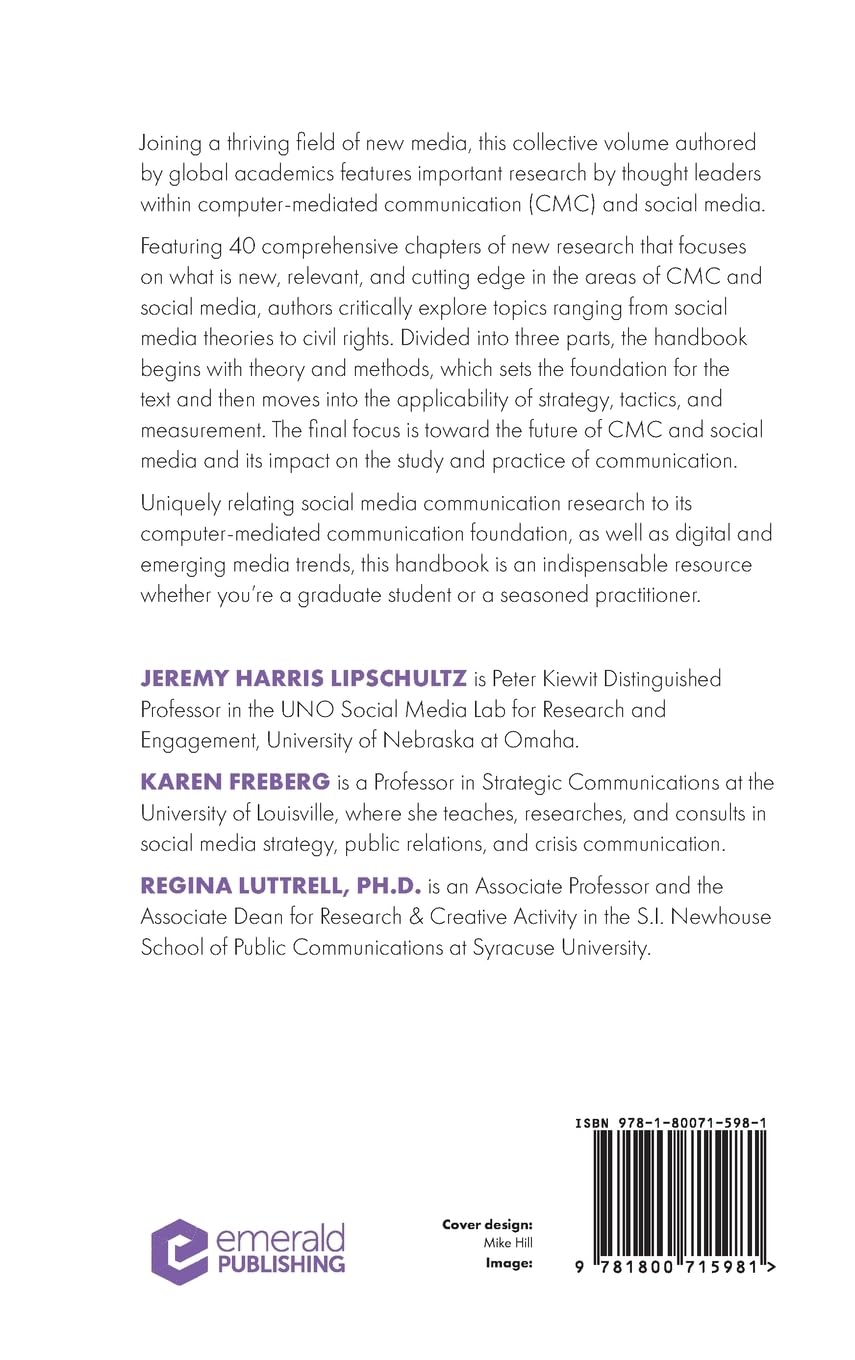 The Emerald Handbook of Computer-Mediated Communication and Social Media - Digital Networking Guide for Professionals & Students | Online Collaboration, Remote Work & Social Media Strategies